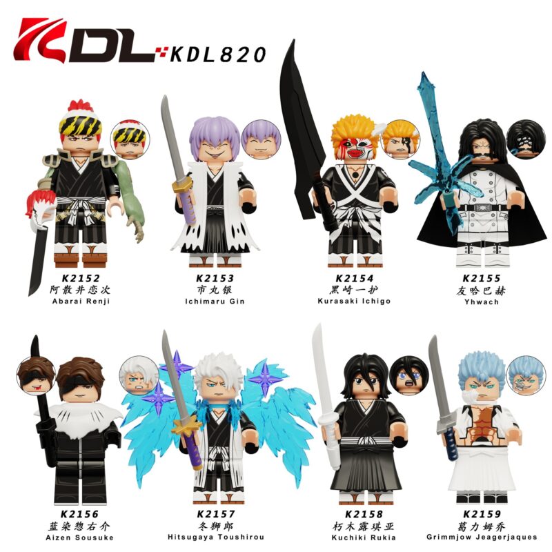 Bleach Series Custom Minifigures – Model: KDL820(8PCS)