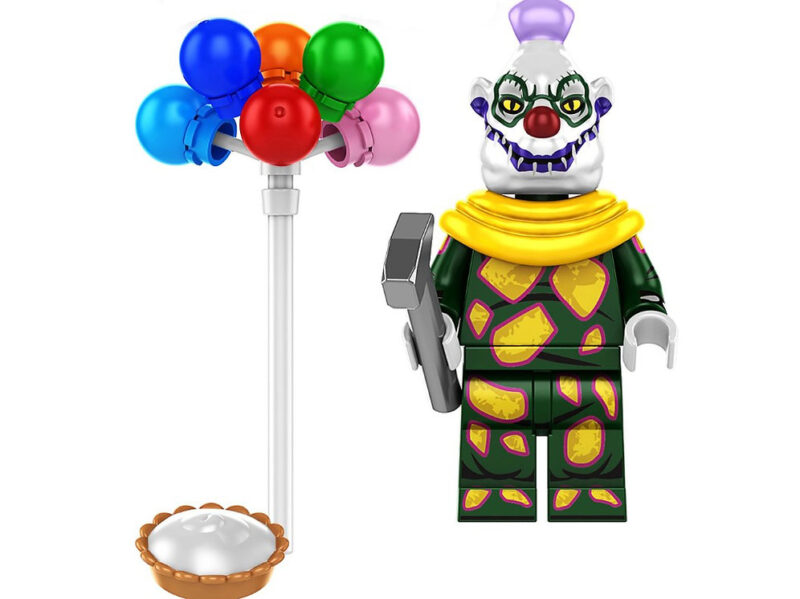 Killer Klowns Minifigure - Horror Clown with Axe, Outer Space Edition