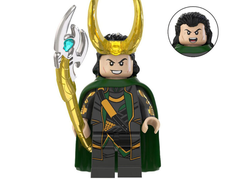 Loki Minifigure - Green Cape, Season 3 TV Show Edition