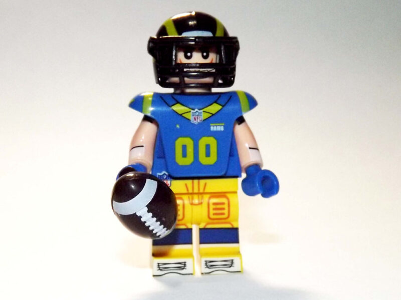 Los Angeles Rams Minifigure - NFL Football Player Collectible