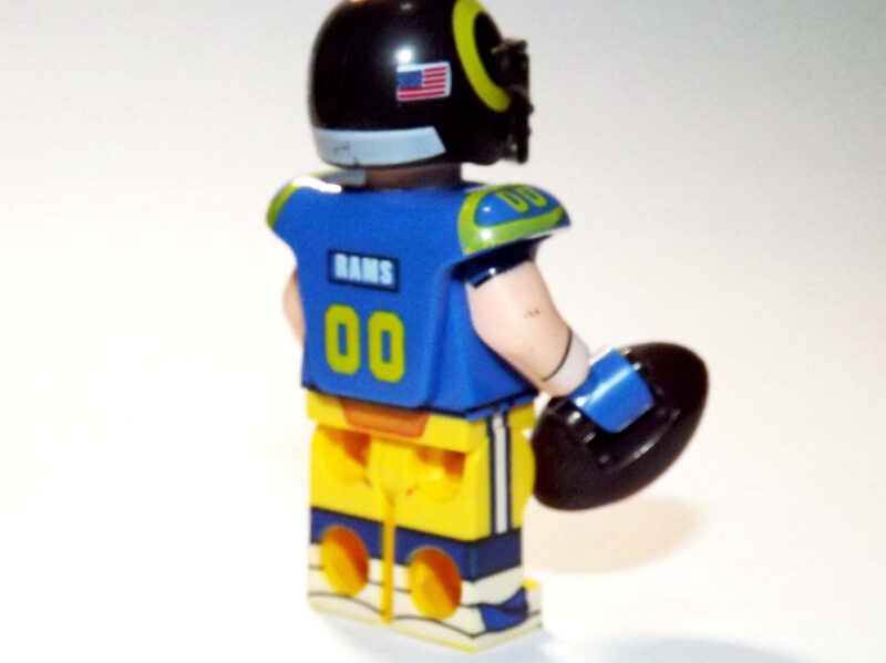 Los Angeles Rams Minifigure - NFL Football Player Collectible - Image 2