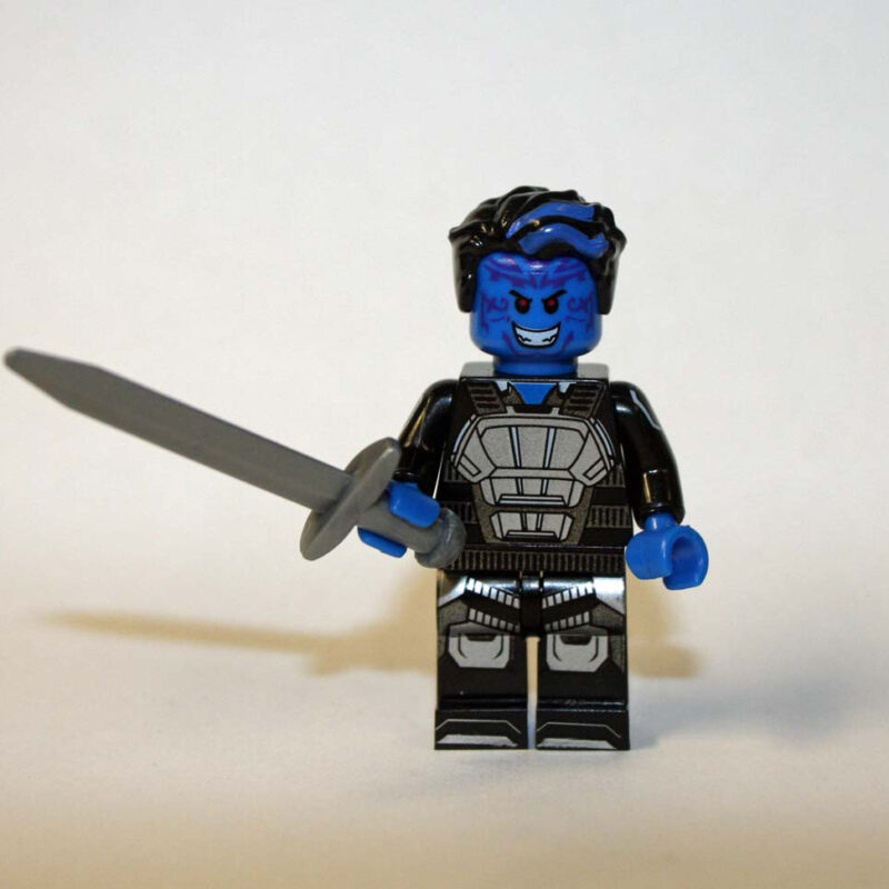 Nightcrawler Minifigure - Premium X-Men Marvel Movie Edition