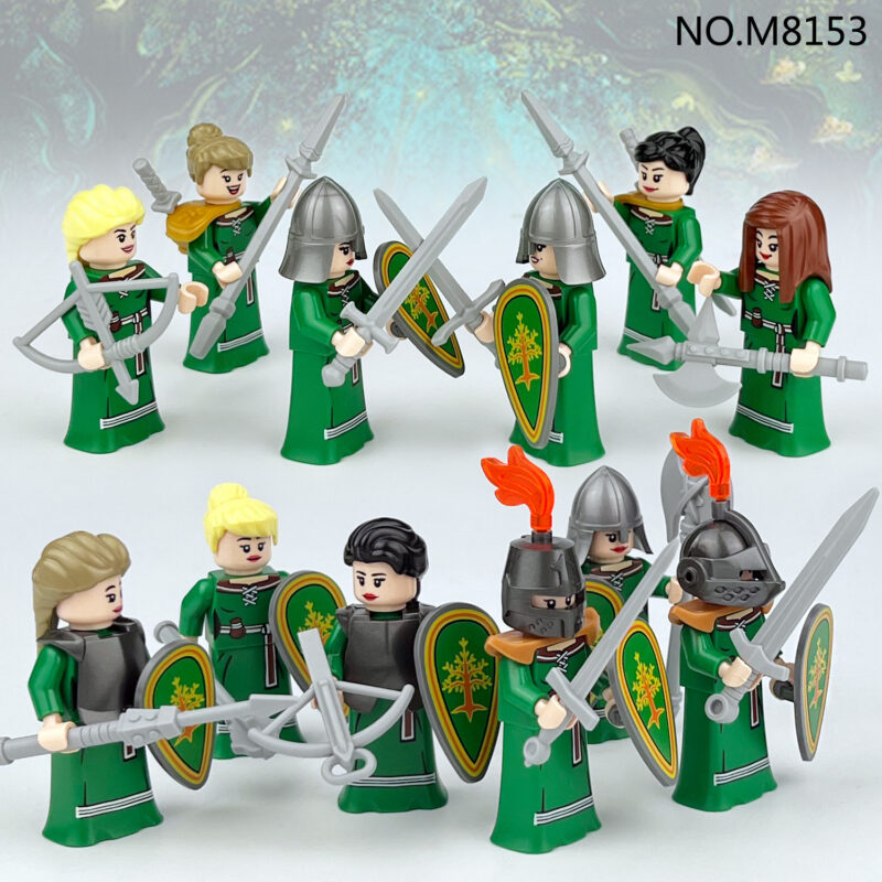 Elf Hunter Set Brickfunny Custom Minifigures