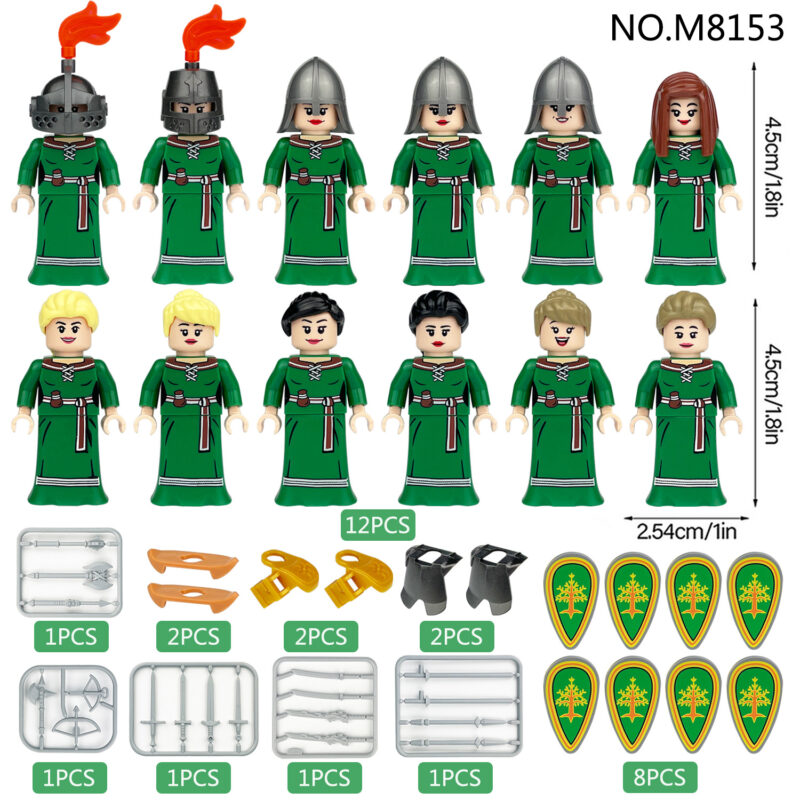 Elf Hunter Set Brickfunny Custom Minifigures - Image 3