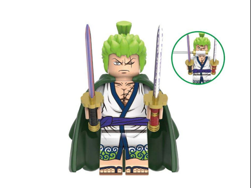 Roronoa Zoro Minifigure - Premium One Piece Anime Edition