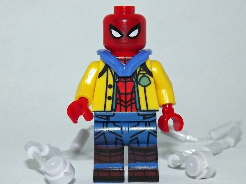 Spider-Man Homecoming Minifigure - Premium Marvel Movie (Yellow Jacket) Edition