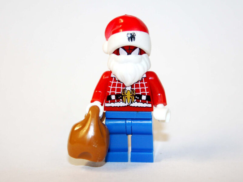 Spider-Man Santa Claus Minifigure - Premium Christmas Holiday Edition