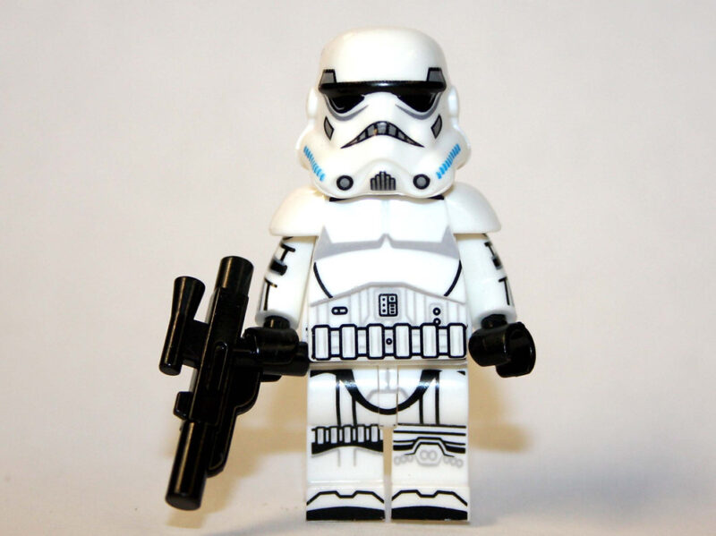 Stormtrooper Stunt Helmet Minifigure - Premium Star Wars Edition