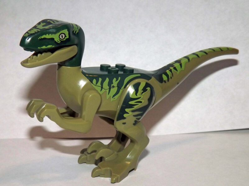 Velociraptor Charlie Minifigure - Premium Jurassic World Dinosaur Edition