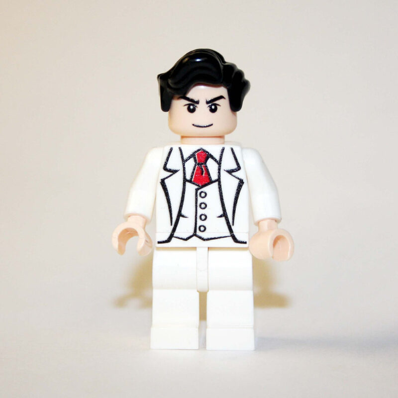 White Suit Tuxedo Minifigure - Premium Collectible Edition