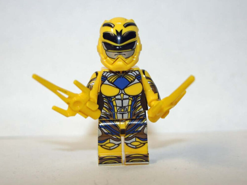 Yellow Power Rangers Minifigure - Premium Movie Collectible