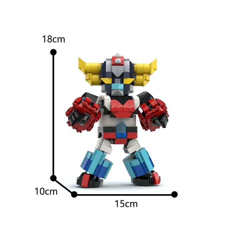 546PCS MOC-75508 UFO robot Grendizer Size