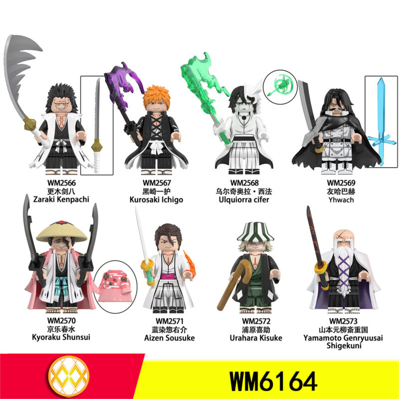 Bleach Series Custom Minifigures – Model: WM6164(8PCS)