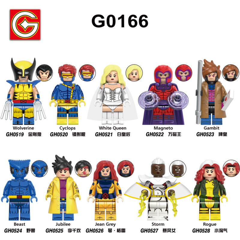 X-MEN Series Custom Minifigures – Model:G0166(10PCS)