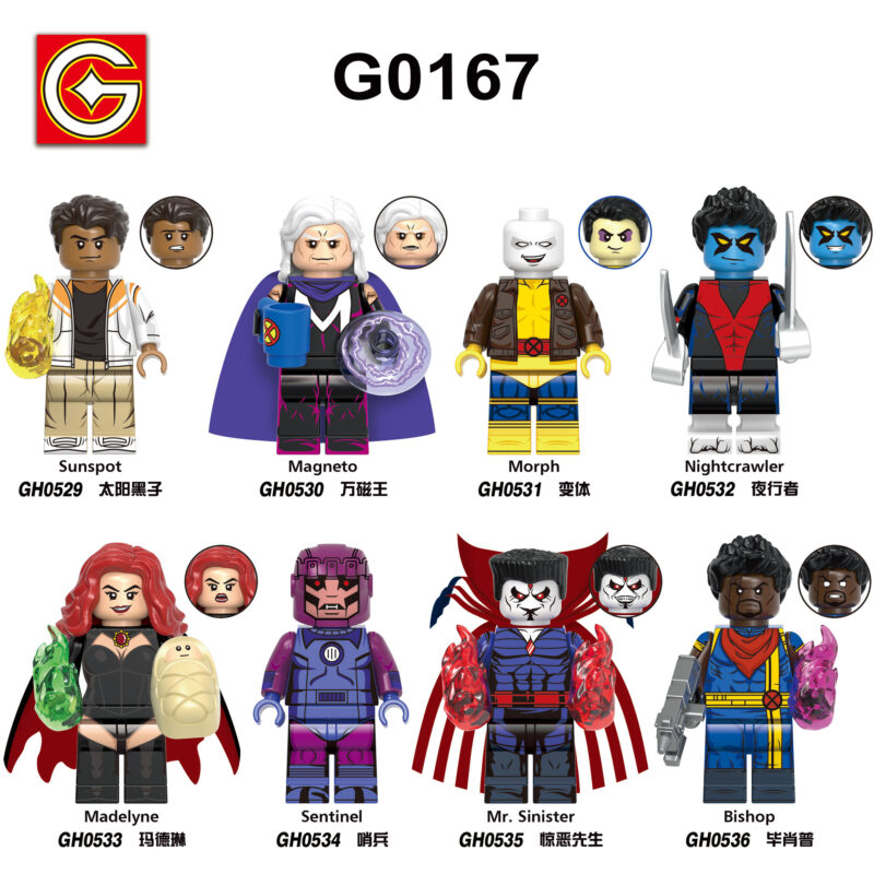 X-MEN Series Custom Minifigures – Model:G0167(8PCS)