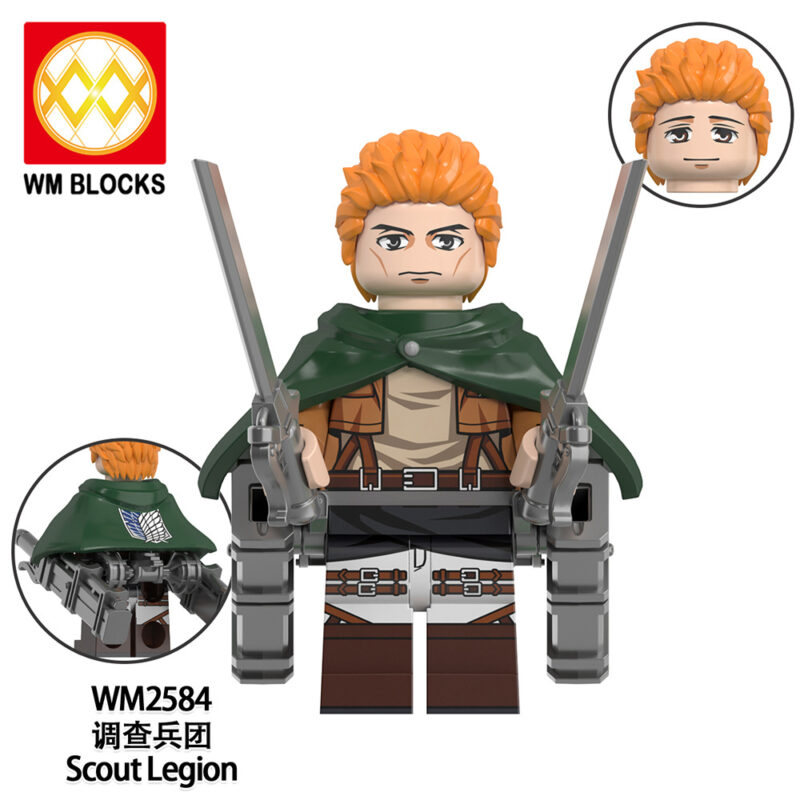 Attack on Titan Series Custom Minifigures - Model:WM6166(8PCS) - Image 2