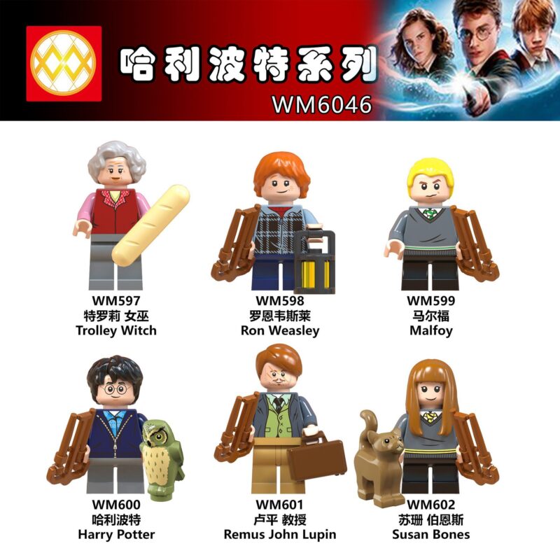 Harry Potter Series Custom Minifigures – Model:WM6046(6PCS)