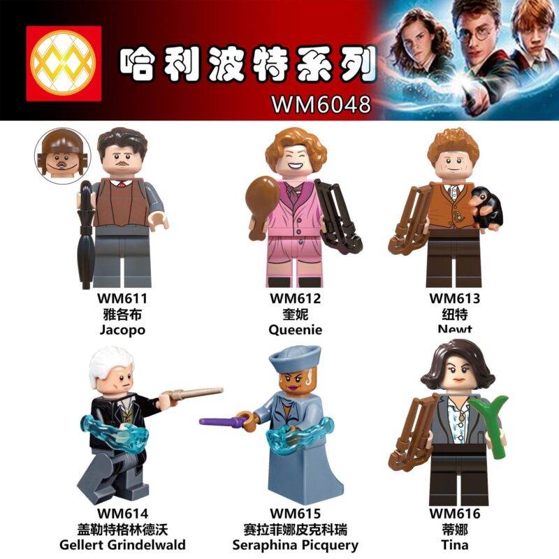 Harry Potter Series Custom Minifigures – Model:WM6048(6PCS)