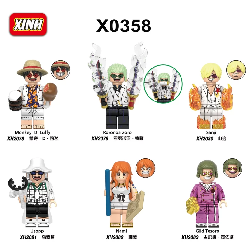 One Piece Series Custom Minifigures-Model:X0358