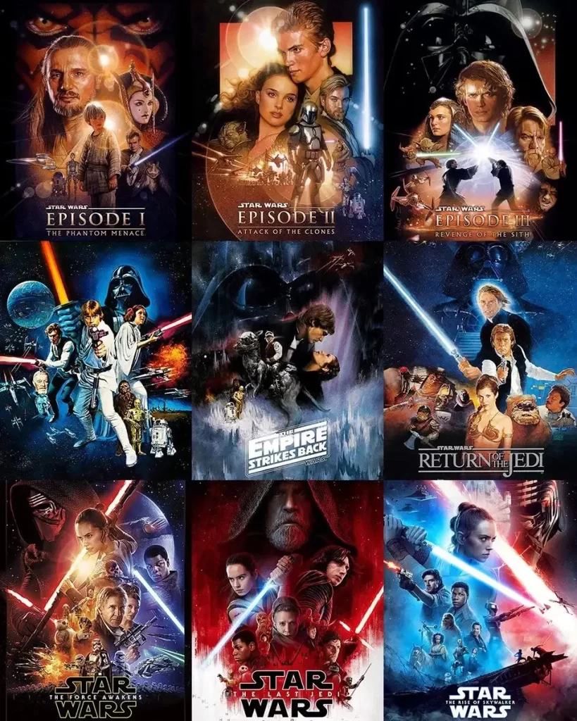 star wars series movie